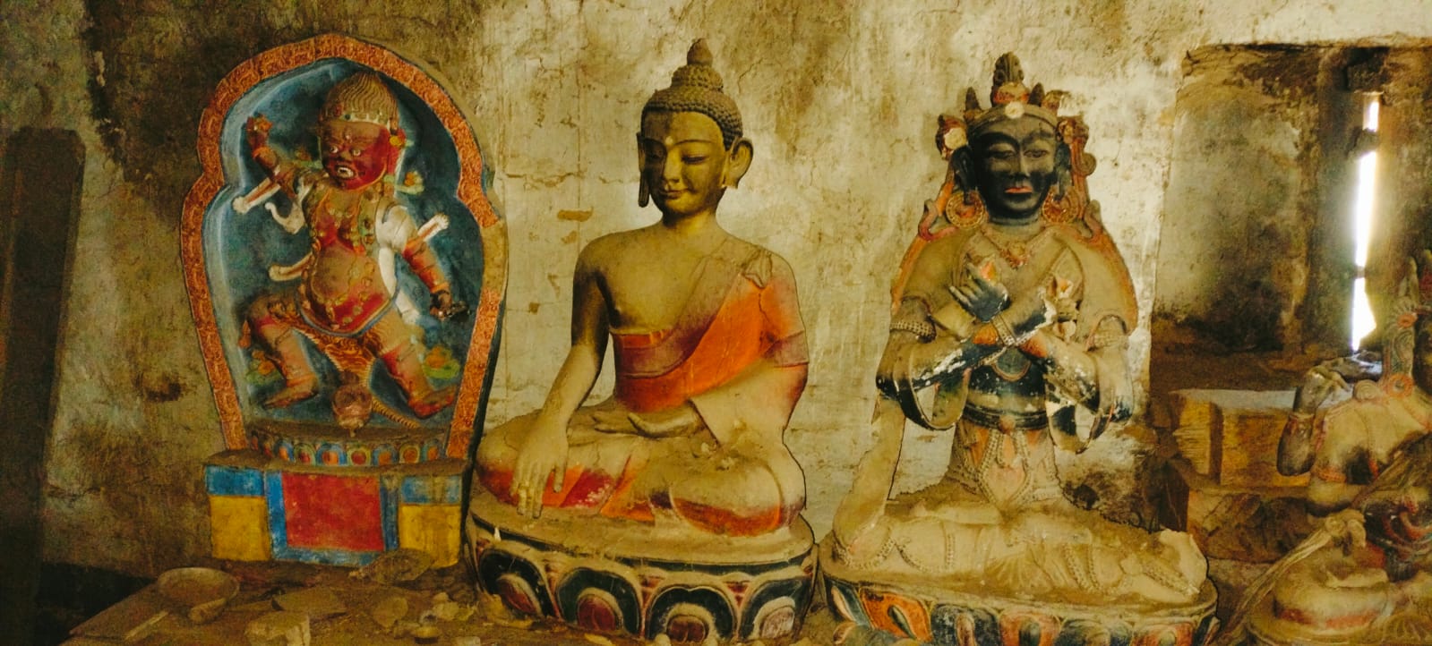 Ancient Buddhist Temple Deities